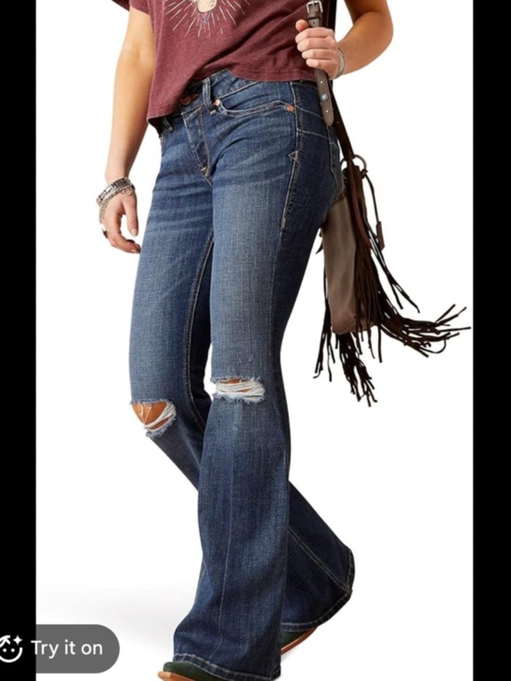 ARIAT Perfect Rise Flare Jeans in woman’s 24 -